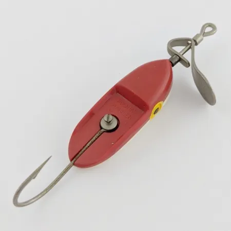AL. Foss Oriental Wiggler No 4, rosso/bianco, 14 g, spinner, #24641
