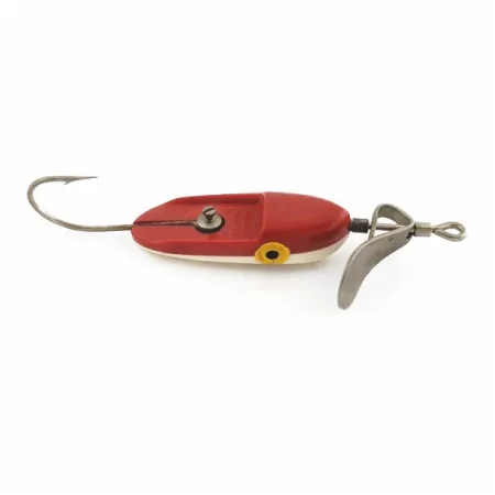 AL. Foss Oriental Wiggler No 4, rosso/bianco, 14 g, spinner, #24641