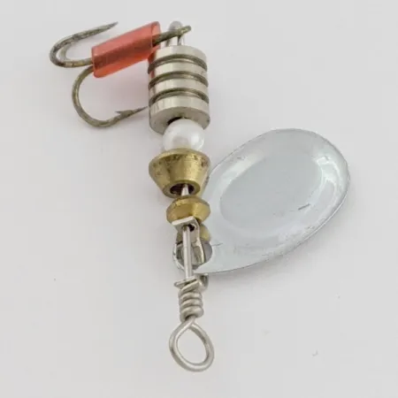 South Bend Spinner Cucchiaino, Nichel, 2.7g, Guaina Rossa, #24673