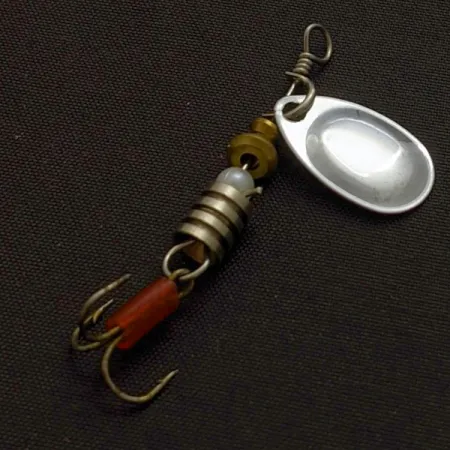 South Bend Spinner Cucchiaino, Nichel, 2.7g, Guaina Rossa, #24673