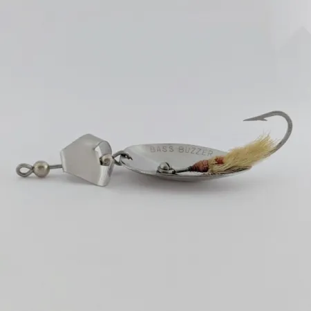 Cucchiaino Brown's Bass Buzzer, Nichel, 17g, Bucktail, #24682