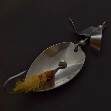 Cucchiaino Brown's Bass Buzzer, Nichel, 17g, Bucktail, #24682
