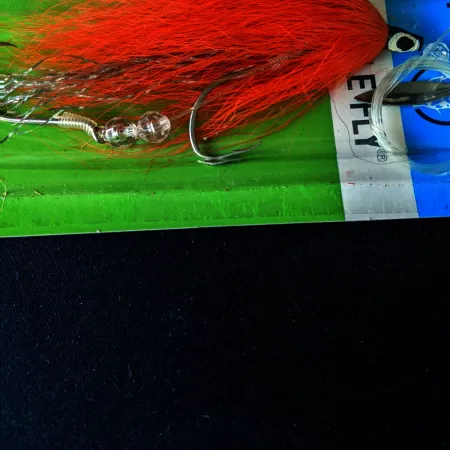 Montatura Eppinger Devle Fly, Rosso/Bianco/Nichel, Bucktail, #24699