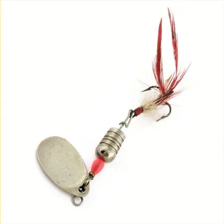 Cucchiaino Heddon HEP 1, nichel, 3.6 g, ancoretta piumata, #24746