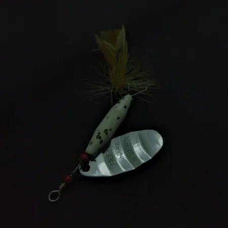 Abu Garcia Spinnaren Reflex cucchiaino, Nichel/Bianco, 7 g, #24755