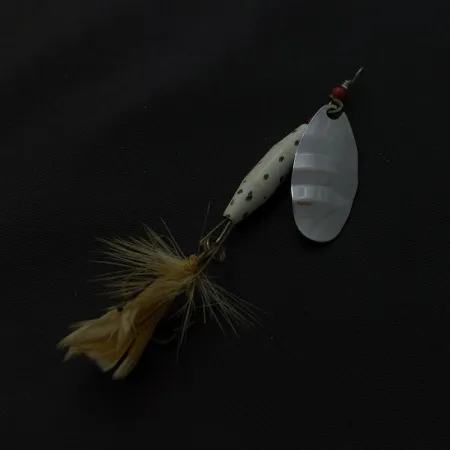 Abu Garcia Spinnaren Reflex cucchiaino, Nichel/Bianco, 7 g, #24755