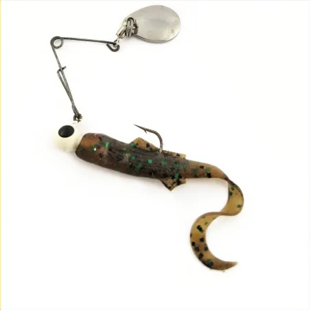 Doll Spinnerbait Spinnerbait, nichel/bianco, 4g, curly tail, #24767
