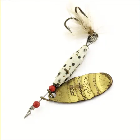 Abu Garcia Spinnaren Reflex, Oro/Bianco, 7g, Piumaggio, #24811