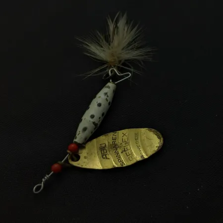 Abu Garcia Spinnaren Reflex, Oro/Bianco, 7g, Piumaggio, #24811