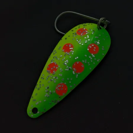 Moonshine Lures Flutter Ondulante, Giallo-Verde, 7g, Amo Singolo, #24818