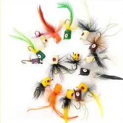 Lotto vintage di 16 popper da mosca Fly Popper