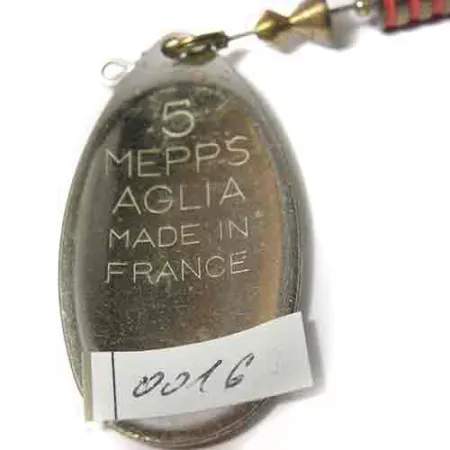 Mepps Aglia 5 Musky Killer Steel Cucchiaino, Acciaio/Ottone, 16g, #0016