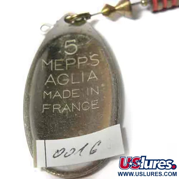 Mepps Aglia 5 Musky Killer Steel Cucchiaino, Acciaio/Ottone, 16g, #0016