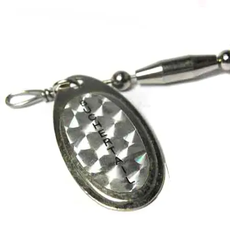 Buchertail 500 Rotante, Nickel/Nero/Ologramma, 17g, Bucktail, #0017