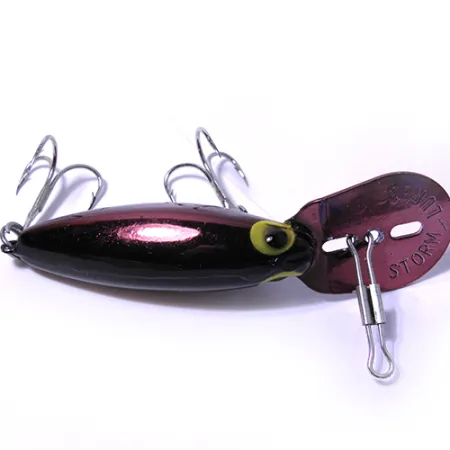Storm Thin Fin Hot N Tot Crankbait, Rosso, 6,5g, Paletta Metallo, #0039