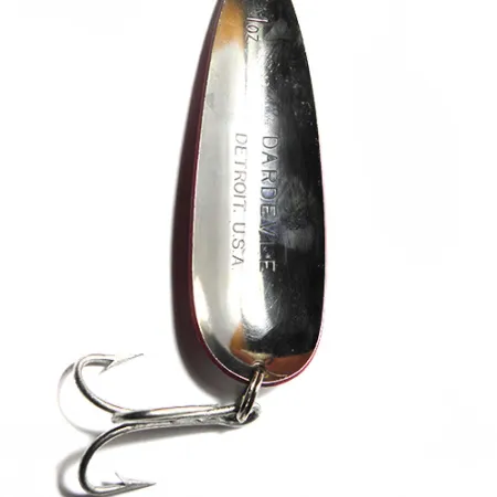 Eppinger Dardevle Ondulante, Rosso / Bianco, 28g, Marchio Detroit, #0062