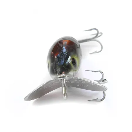 Fred Arbogast Jitterbug Esca Topwater, Black/Nickel/Pink, 7g, #0085