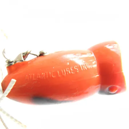Atlantic Lures Popper, Arancio/Nero/Bianco, 7g, Vintage, #0132