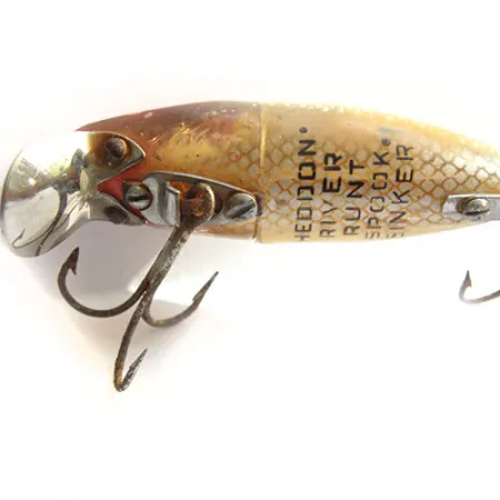 Heddon River Runt affondante, Persico/Rosso, 12,5g, paletta metallo, #0136