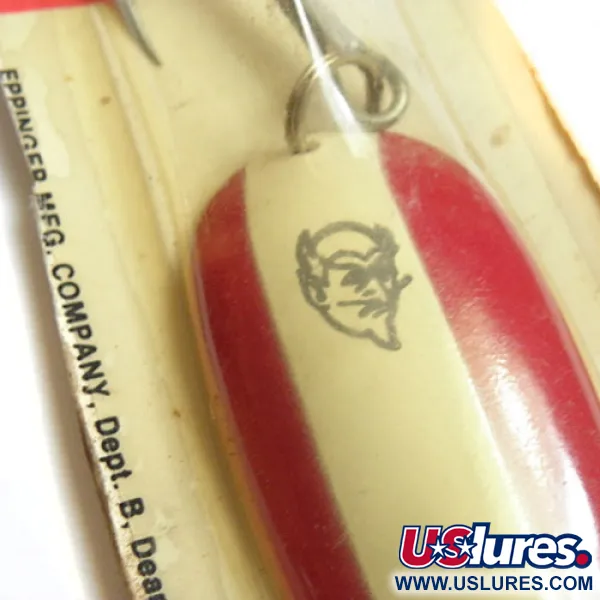 Dardevle Eppinger Ondulante, Rosso / Bianco, 28g, Classico, #0178