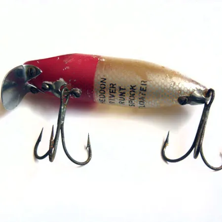 Heddon River Runt Spook Esca Galleggiante, Rosso/Bianco, 12g, #0187