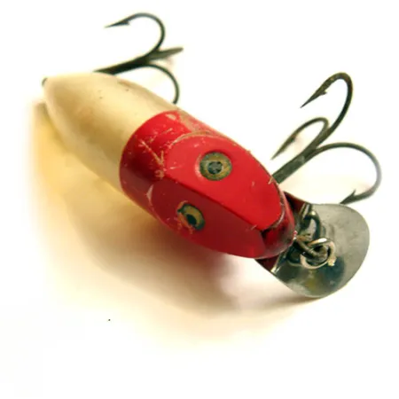 Heddon River Runt Spook Esca Galleggiante, Rosso/Bianco, 12g, #0187