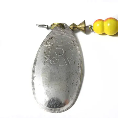 Mepps Aglia 5 Cucchiaino rotante, Nichel, 14g, Ottone, #0207