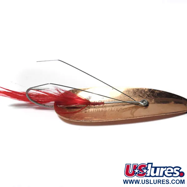 Eppinger Dardevle Feathered Weedless Ondulante, Rame, 28g, Antialga, #0241