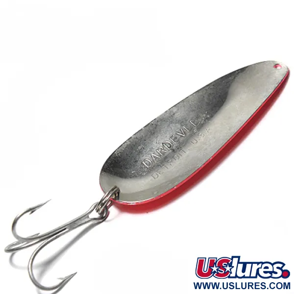 Ondulante Eppinger Dardevle, Rosso Scuro / Rosa, 28g, Logo Imp, #0244