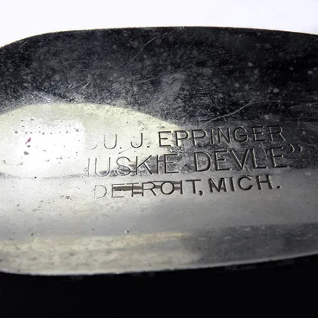 Eppinger Dardevle Huskie Devle Ondulante, Rosso/Bianco, 91g, Paletta, #0245