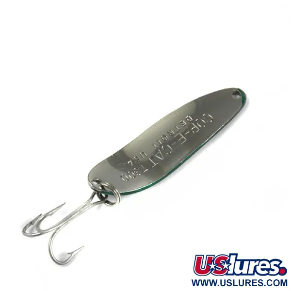 Dardevle Cop-E-Cat 7300 Ondulante, Nickel / Verde, 10g, #0424