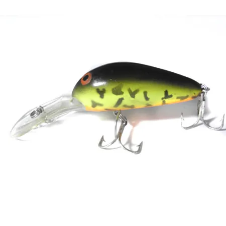 Norman Deep Little N Crankbait, Marrone/Verde/Arancio, 10g, Rattle, #0472