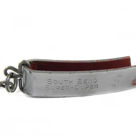 South Bend Super-Duper 506 Ondulante, Nichel/Rosso, 7g, Forma U, #0491