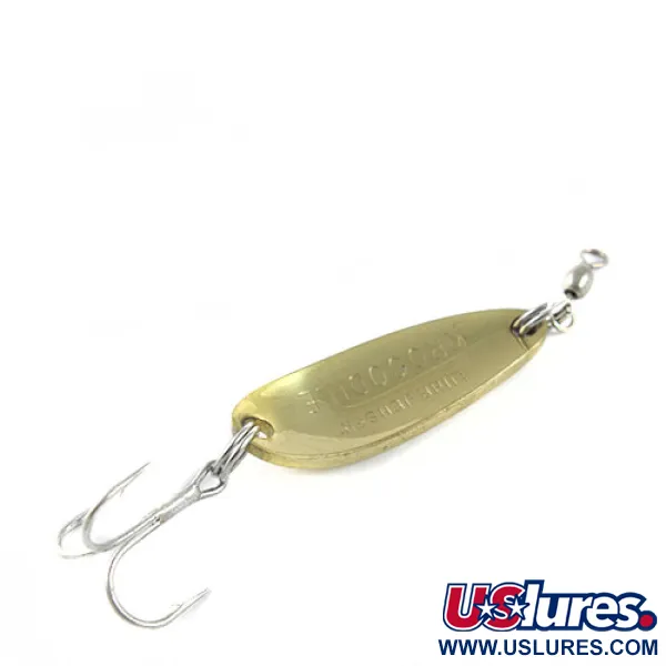 Luhr Jensen Krocodile Ondulante, Oro / Arancio / Verde, 9g, oro, #0493