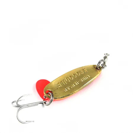 Luhr Jensen Krocodile Ondulante, Arancio/Ottone/Hologram, 9g, #0508