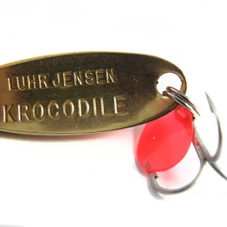 Luhr Jensen Krocodile Ondulante, Arancio/Ottone/Hologram, 9g, #0508