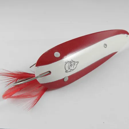 Eppinger Weedless Dardevle Ondulante, Rosso/Bianco, 28g, Antialga, #0514