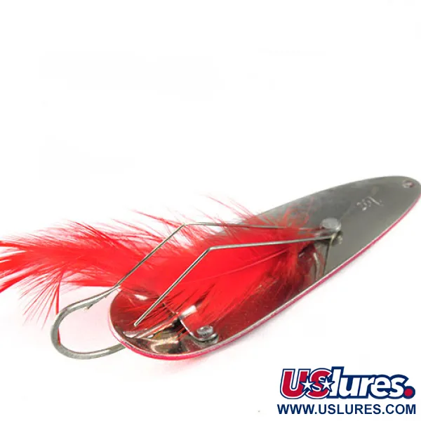 Eppinger Weedless Dardevle Ondulante, Rosso/Bianco, 28g, Antialga, #0514