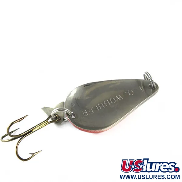 Acme K.O. Wobbler Ondulante, Rosso / Bianco, 14g, Sonic Flipper Tail, #0516