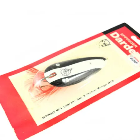 Eppinger Weedless Dardevlet Ondulante, Nero/Bianco, 21g, antialga, #0542