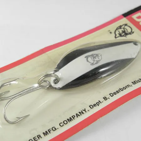 Dardevle Devle Dog Ondulante, Black / White, 14g, Vintage, #0520