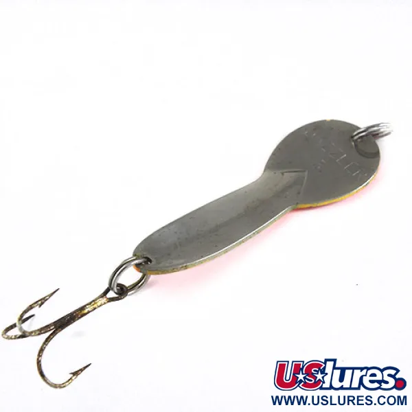 Acme Dazzler #3 Ondulante, Arancio / Ologramma, 17g, Vintage USA, #0577