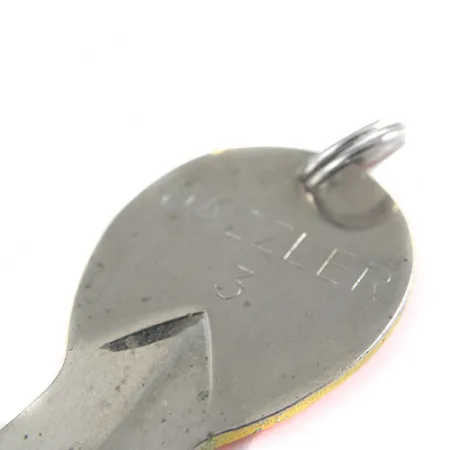 Acme Dazzler #3 Ondulante, Arancio / Ologramma, 17g, Vintage USA, #0577