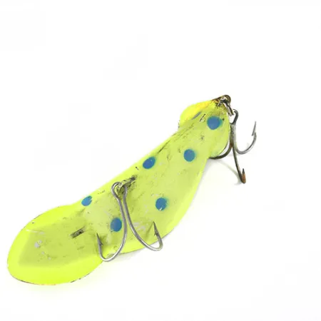 Buck Perry Spoonplug Esca, Giallo / Blu, 21g, Controllo Fondale, #0580