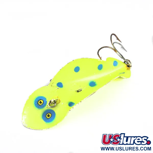 Buck Perry Spoonplug Esca, Giallo / Blu, 21g, Controllo Fondale, #0580