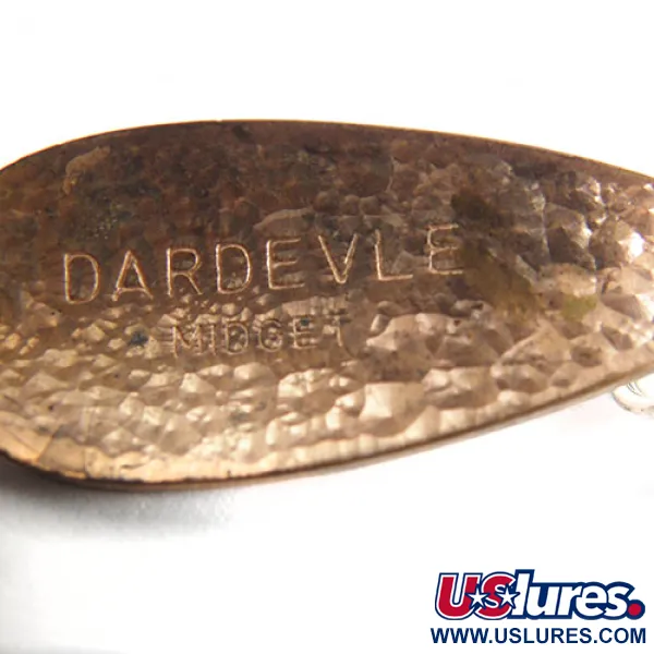 Eppinger Dardevle Midget Ondulante, Crystal Bronze, 6g, Superficie martellata, #0612