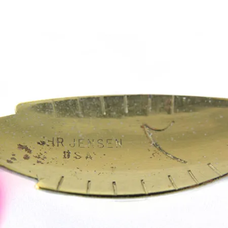 Luhr Jensen Ondulante, Bianco/Rosso/Verde, 4.3g, Teaser rosa, #0622