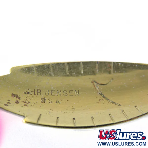 Luhr Jensen Ondulante, Bianco/Rosso/Verde, 4.3g, Teaser rosa, #0622