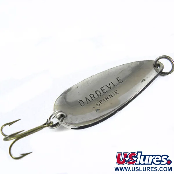 Dardevle Spinnie Cucchiaino, Nero/Bianco, 6g, Design Vintage, #0639