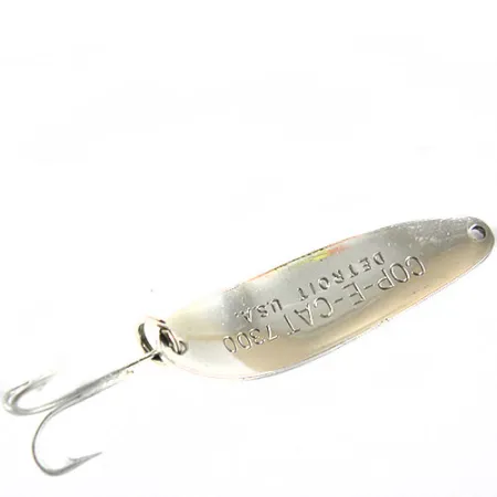 Dardevle Cop-E-Cat 7300 Ondulante, Nickel/Verde, 10g, Detroit timbro, #0653